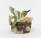 Ceramic Hummingbird with Rose Flower Teapot Figurine, Home Décor, Gift for Her, Mom, Kitchen Décor, Birdwatcher Gift, Vintage Decor